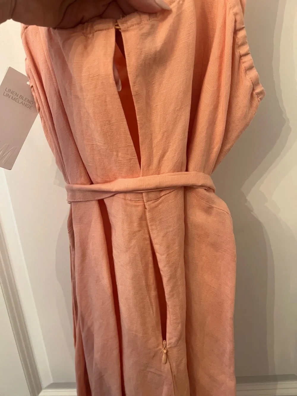 H&M Peach Tie-Waist Romper - Picture 4 of 6